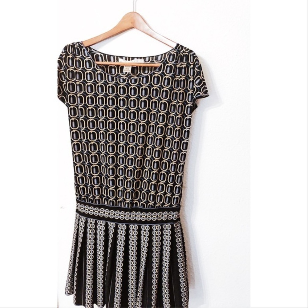 Max Studio chain link drop waist dress nwot - Picture 2 of 7
